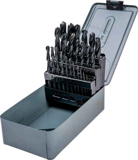 Set HSS svrdla za metal 1,0–13,0 mm, 25 dijelova