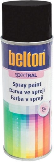 Sprej boja BELTON RAL 9005 crna sjajna 400 ml