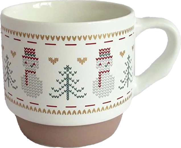 Keramička šalica sa snjegovićem 305 ml