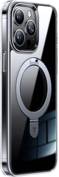 Prozirna magnetska TORRAS UPRO Ostand futrola sa stalkom za iPhone 15 Pro