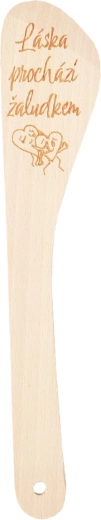 Drvena kuhinjska lopatica Ljubav 30 cm
