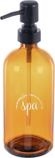 Dozator sapuna SPA od smeđeg stakla 500 ml