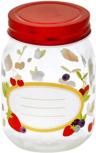 Staklenka za zimnicu s poklopcem Toro 380 ml voće