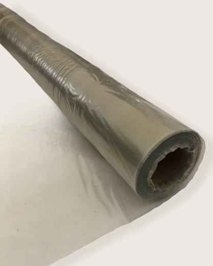 Građevinska zaštitna folija polurukav 2 × 50 m, 50 µm, prozirna