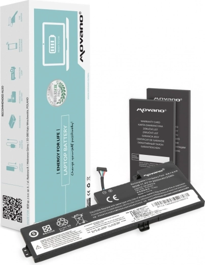 Baterija za Lenovo ThinkPad T470, T480, A475 i A485 Movano 2000 mAh (23 Wh)