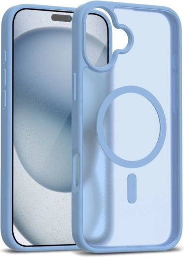hibridna mat magnetna futrola magsafe za iphone 17 – plava