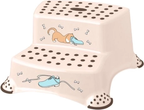 Dječja dvostupanjska protuklizna stepenica DOG, bež