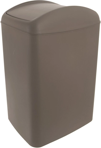 Koš za otpatke Waste s klatnim (preklopnim) poklopcem 5 l smeđi
