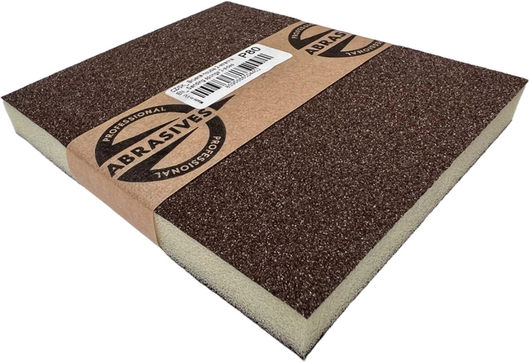 Brusna spužva 4-strana 100 × 70 × 25 mm, granulacija 220