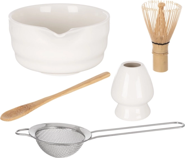 Set za pripremu matcha čaja od porculana i bambusa