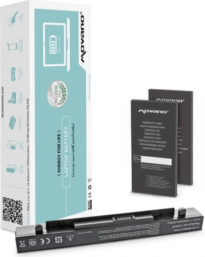 Movano zamjenska baterija za prijenosno računalo Asus X550/A450/K550 (A41-X550A) 4400 mAh 63 Wh