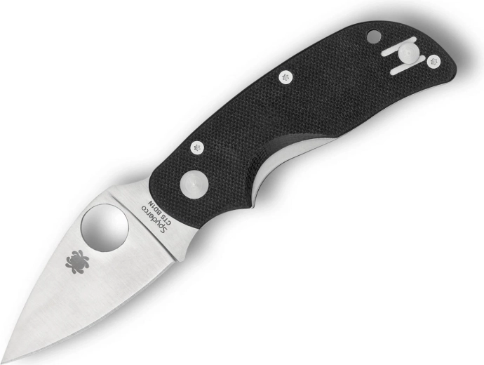 Džepni nož Spyderco Cat 6,4 cm, satin, crni, G-10