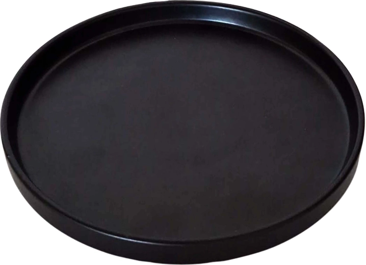 Desertni tanjur 20 cm crni mat Kitchisimo