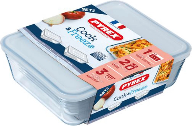 Set staklenih posuda PYREX 1,5 l i 2,6 l