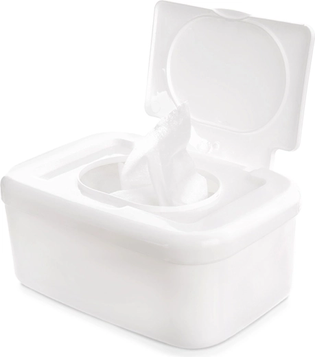 Bijeli spremnik za vlažne maramice