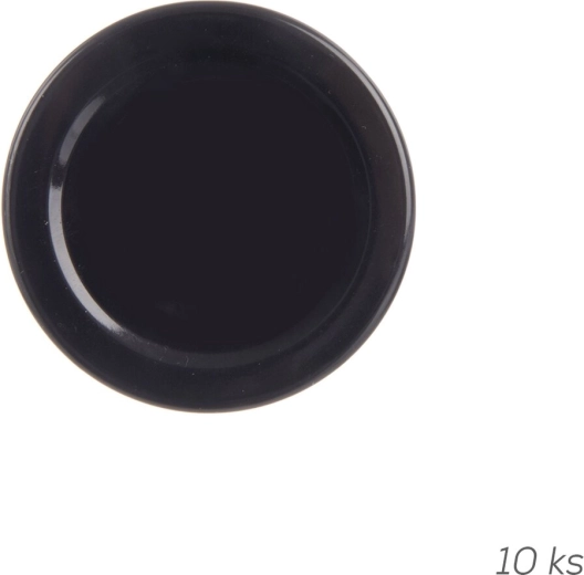 Metalni poklopac TO 53 (53 mm) crni, 10 kom