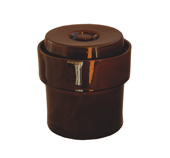 Hermetička keramička posuda za fermentaciju 5 l s vodenim žlijebom