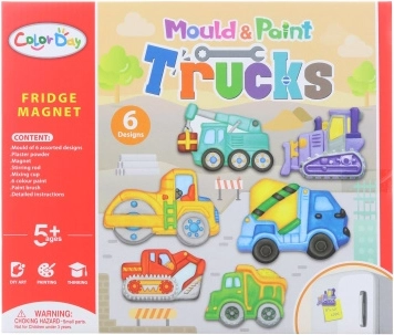 Izrada magneta – građevinski strojevi kreativni set