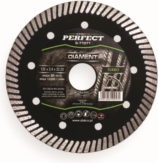 Dijamantna rezna ploča 125 mm Turbo STALCO