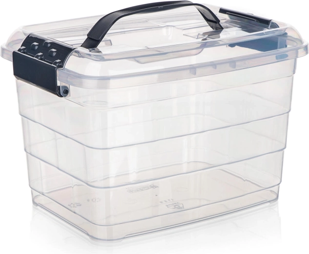 Spremnik VILARD 8,5 l s poklopcem i ručkom, proziran