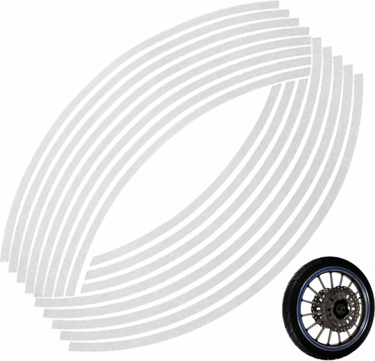 Ag555e reflektirajuće naljepnice za kotače silver