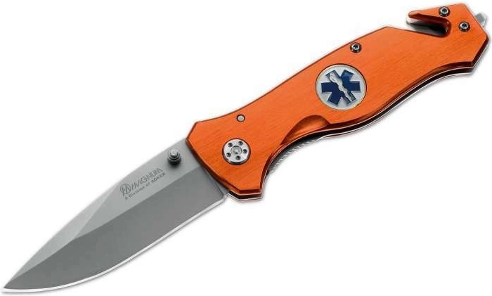 Magnum Medic spasilački nož 8,5 cm, narančasta aluminijska drška