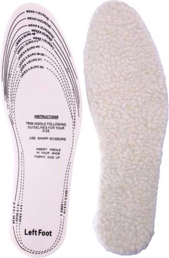 Ulošci za cipele od umjetne vune i lateksa – 1 par