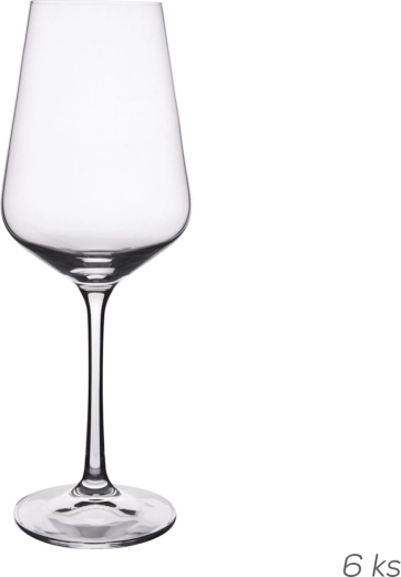 Čaše Sandra za vino 0,35 l, 6 kom
