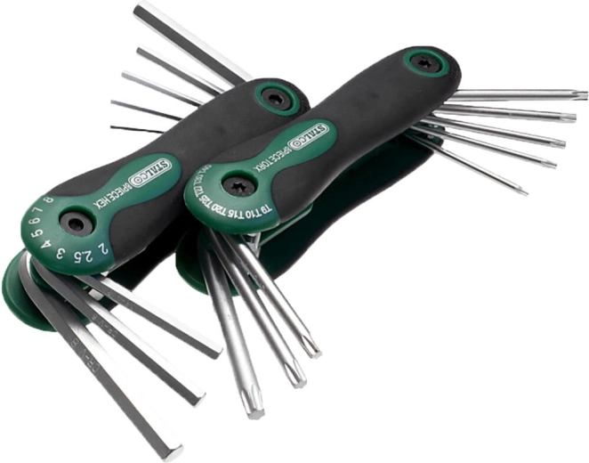 Set TORX i imbus (HEX) ključeva T9–T40, HEX 2–8 mm, 2×8 dijelova STALCO