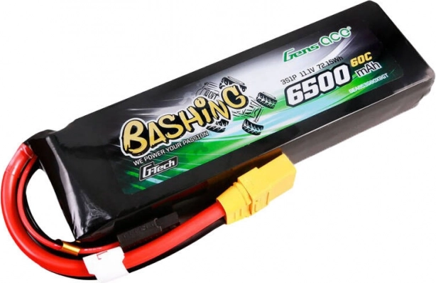 LiPo baterija Gens Ace G-Tech Bashing 6500 mAh 11,1 V 60C 3S s konektorom XT90