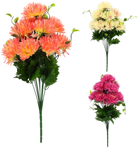 Umjetna krizantema – dekorativni buket 50 × 25 × 25 cm