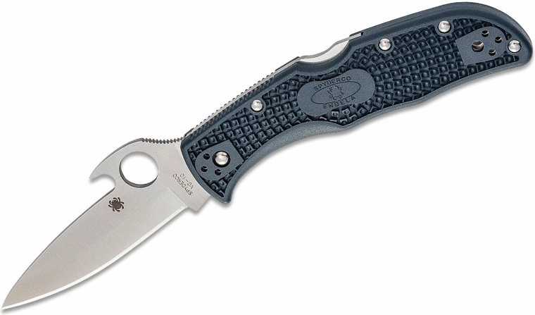 Spyderco Endela Lightweight Emerson preklopni džepni nož 8 cm, plavo-sivi, FRN