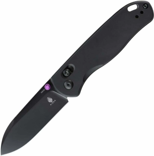 Kizer Drop Bear – crni džepni nož od aluminija (154CM, EDC)