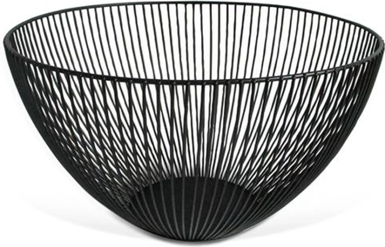 Žičana zdjela za voće Kitchisimo crna 25 cm