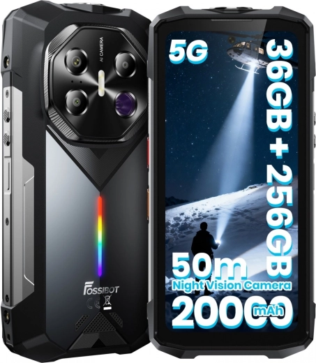Pametni telefon Fossibot F113 sivi