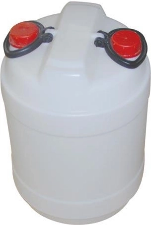 Plastična bačva s dva otvora 50 l bijela