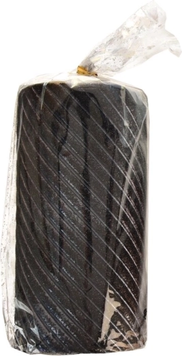 Svijeća Caro crna cilindrična 7 × 14 cm