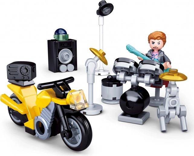 Sluban Town Bubnjar s Motociklom