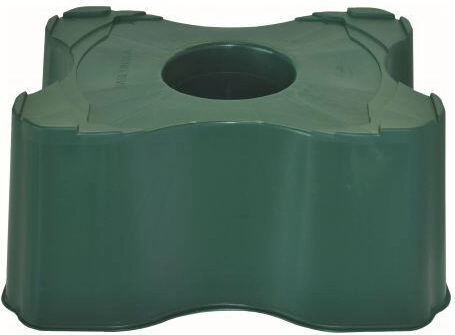 Postolje za kvadratnu bačvu za kišnicu 200–300 l, visina 33 cm, HDPE