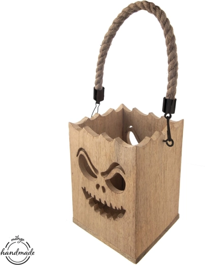 Svijećnjak od drva manga MANGO Halloween