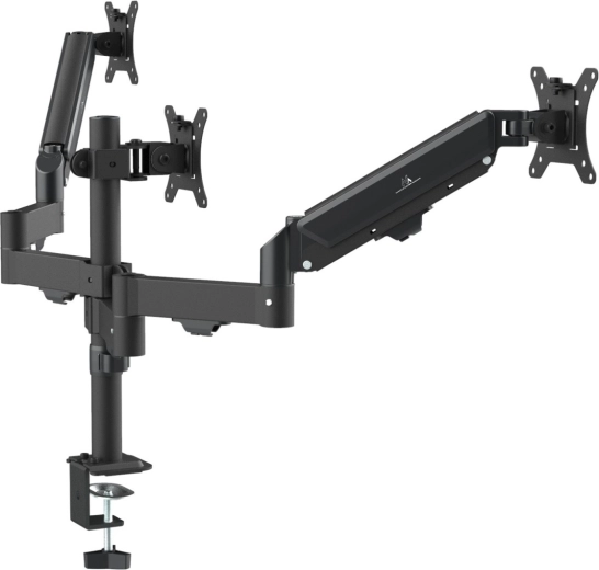 Držač za tri monitora 17–27" s plinskim rukama