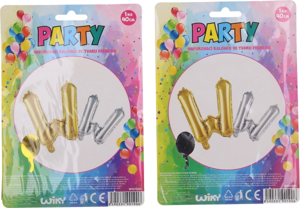 Napušni balon u obliku slova W