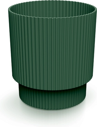 Plastična tegla Milly 14,6 cm – tamnozelena