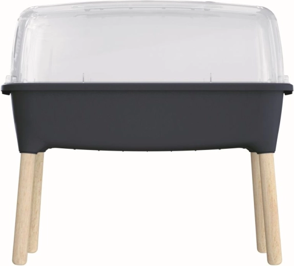 Visoka žardinijera Respana Planter Wood High 78 cm – antracit
