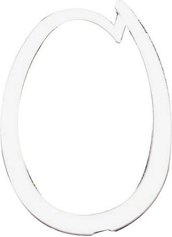 Kupaonski zatvarači prstenovi za zavjesu, prozirni, plastika, 10 kom