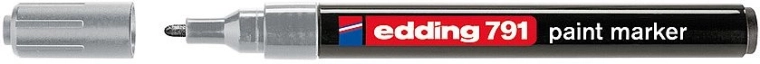Lakirani marker edding srebrni 1–2 mm