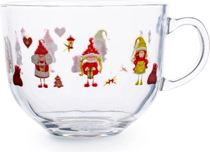 Staklena šalica TORO 400 ml s motivom vilenjaka