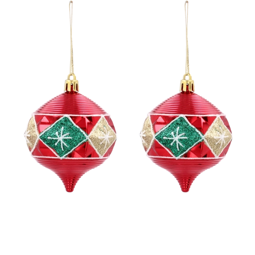Set božićnih ukrasa bábovka 9,5 cm – 2 kom