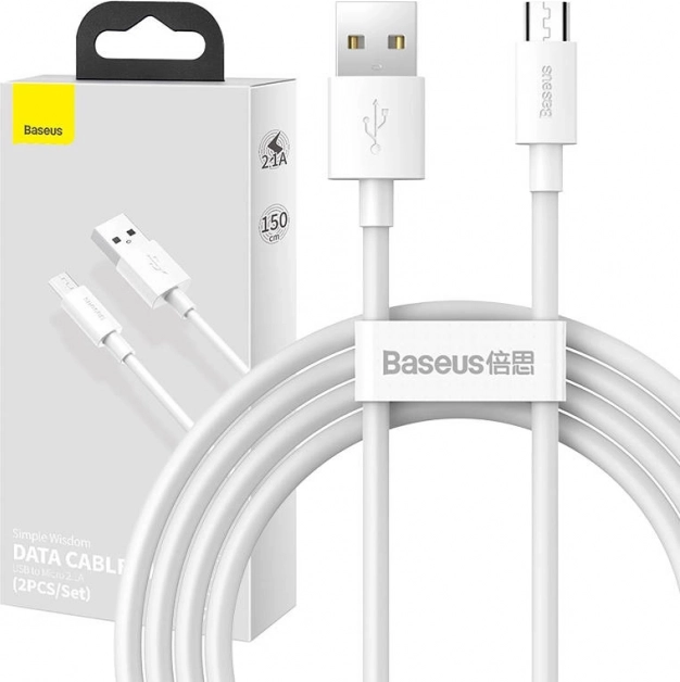 Set podatkovnih kabela Baseus USB na Micro 2,1A 1,5m