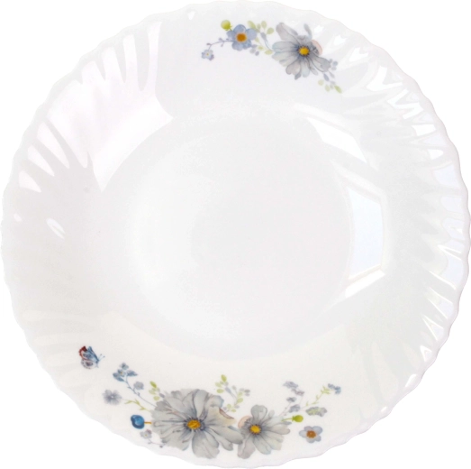 Duboki tanjur Amelia 22 cm od opalnog stakla